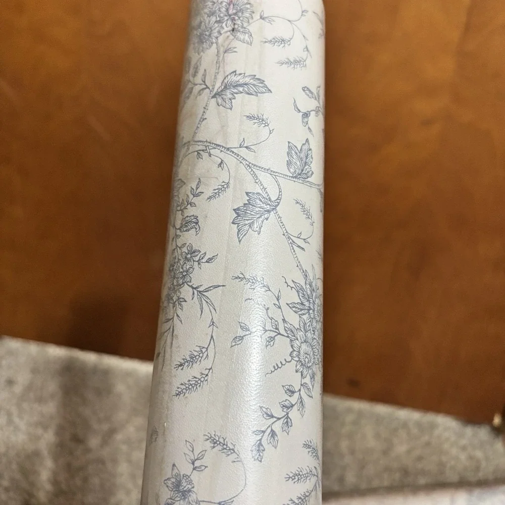 2 Vtg Norwall Wallpaper Toile on Soft White WD24779 Farmhouse Living Prepasted